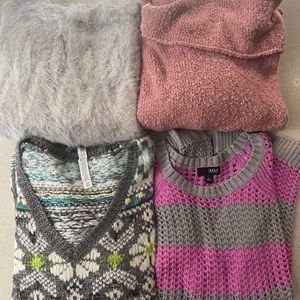 4 XL sweaters